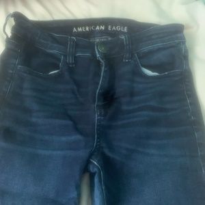 Size 4 womens American eagle distressed jeans